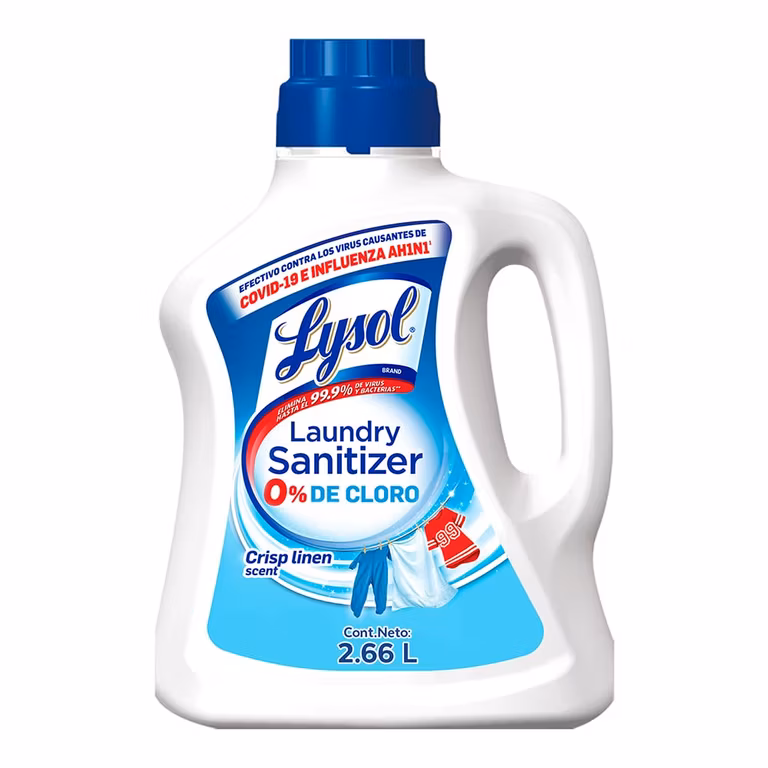 Amazon: Lysol Aditivo Desinfectante para la Ropa, 2.66L | Planea y Ahorra