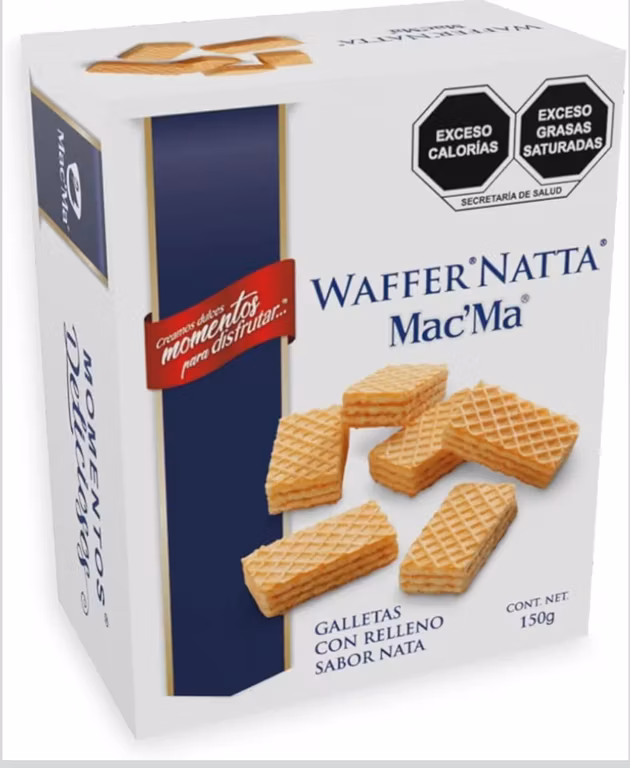 Amazon: Mac´Ma Galletas Waffer Natta 150 g