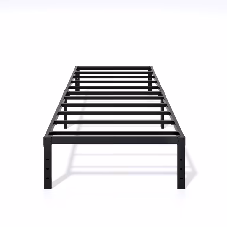 Amazon: Marco de cama de metal de tamaño individual Patas 14 pulgadas
