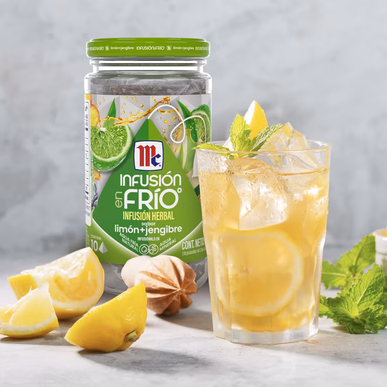 AMAZON: McCormick Infusión Herbal en Frío sabor Limón-Jengibre 10 sobres (disponible Frutos rojos)