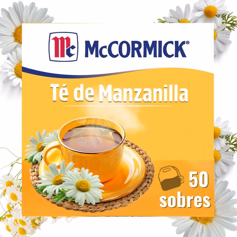 AMAZON: McCormick Té de manzanilla 50 sobres (Planea y Ahorra)