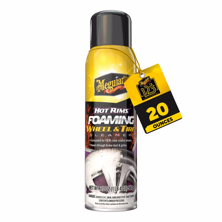 AMAZON: Meguiar's Hot Rims Limpiador de Ruedas y Neumáticos, 20 oz, G250320, elimina el polvo de frenos, la suciedad
