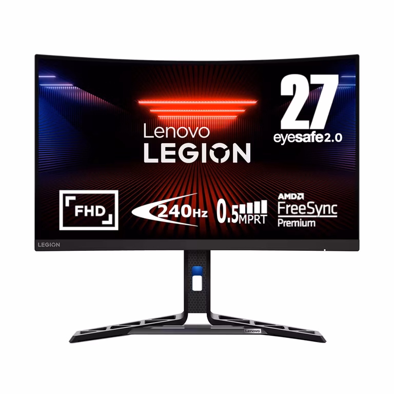 Amazon Miembros Prime: Lenovo Legion R27fc-30 Monitor para juegos, 27 pulgadas FHD curvado, 280Hz