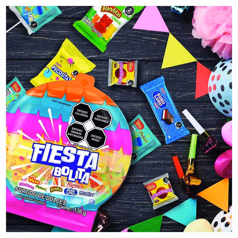 AMAZON: Mix Fiesta bolita 136g Surtido de dulces Ricolino