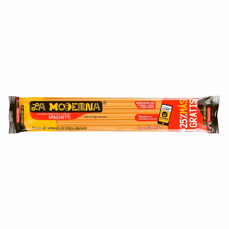 AMAZON: La Moderna, Spaghetti, Pasta, 250 Gramos
