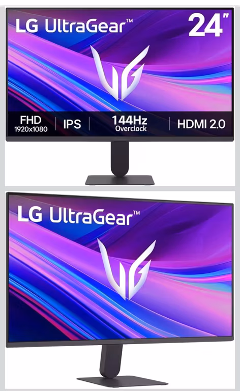 Amazon: LG Monitor 24 Pulgadas Gamer Ultragear G4 IPS FullHD Overclock De 144 Hz, Compatible con Nvidia G-Sync 99%, Tiempo de Respuesta 1ms