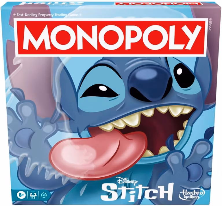 Amazon: Monopoly Edición Disney Stitch (mas bajo historico $309)