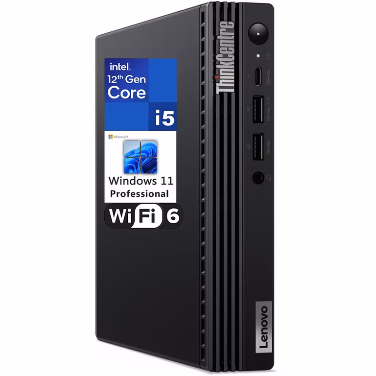 Amazon: 12 MSI ThinkCentre M70q Tiny i5-12500T i7-11700T, 16GBDDR4RAM, 256GBPCIeSSD, WiFi 6, Bluetooth 5.1, W11P reacondicionado