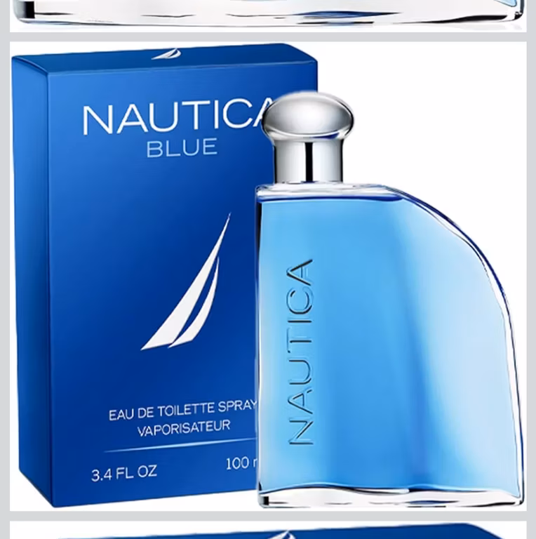 Amazon: Nautica Blue Eau de Toilette para Hombre, 100 ml, Azul