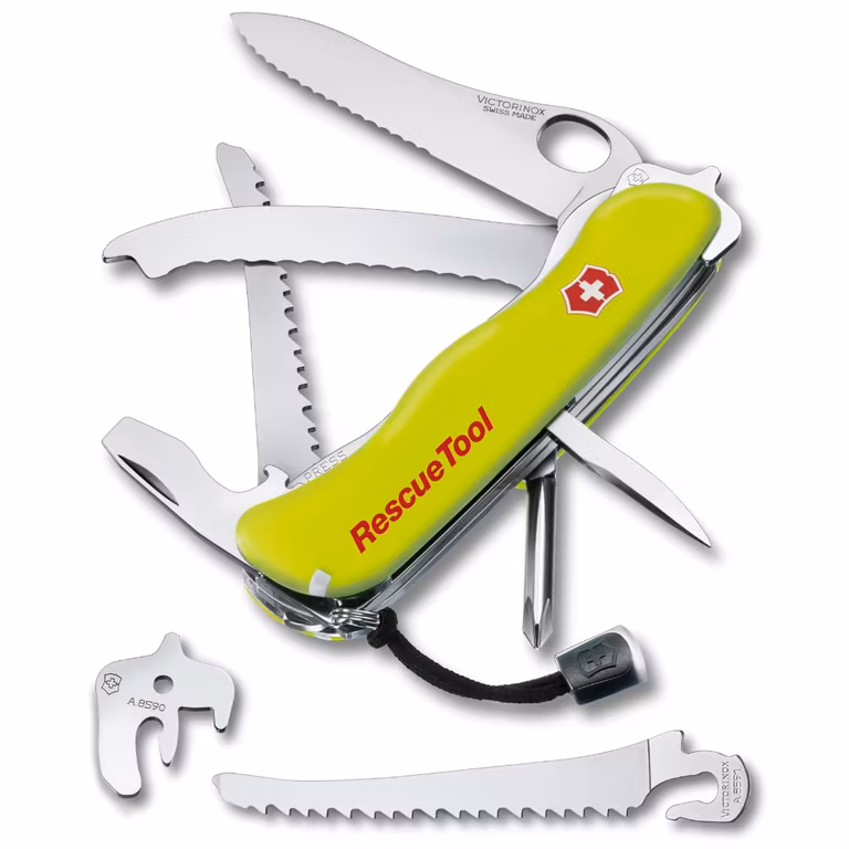 Amazon: Navaja Recuetool Victorinox, fluorescente amarillo, 15 usos
