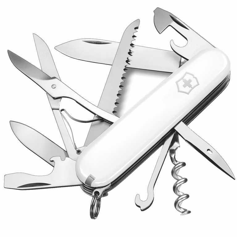 Amazon: Navaja Victorinox Huntsman, Color Blanco, 91 mm, 15 Usos