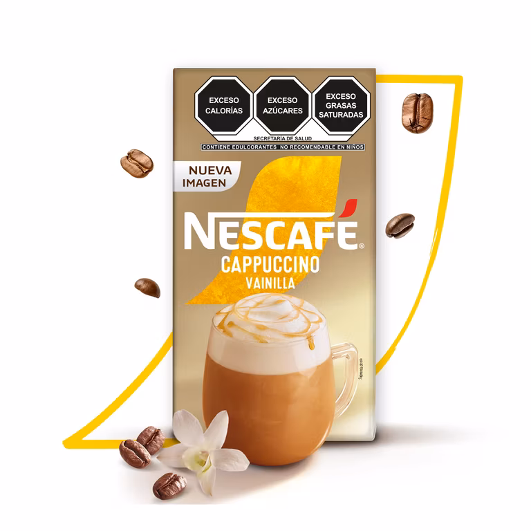 AMAZON: Nescafé Cappuccino Vainilla Café Capuchino Instantáneo en Polvo 6 sobres ( disponible Nescafé Cappuccino Moka)