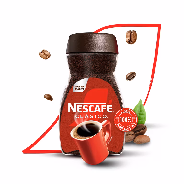Amazon: Nescafe Clásico, Café Soluble, Frasco de 120g | $58.00 Comprando 5 | $46.00 comprando 10