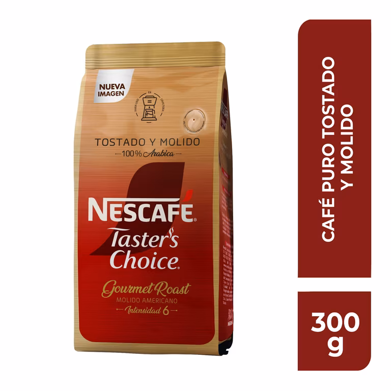 AMAZON: Nescafé Taster's Choice Gourmet Roast Café de gano Molido Americano Bolsa 300g (Planea y Ahorra)
