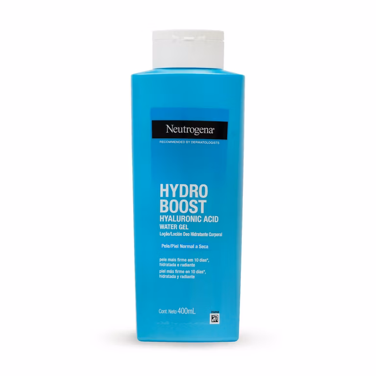 Amazon: Neutrogena Crema corporal en gel Hydro Boost Ácido Hialurónico 400 ml ($76 c/u comprando 10)