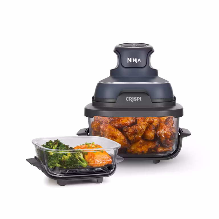 Amazon: Ninja Crispi Freidora de Aire de Vidrio 4-en-1 232°C