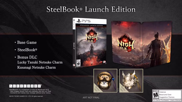 Amazon: Nioh 3 SteelBook Launch Edition PS5