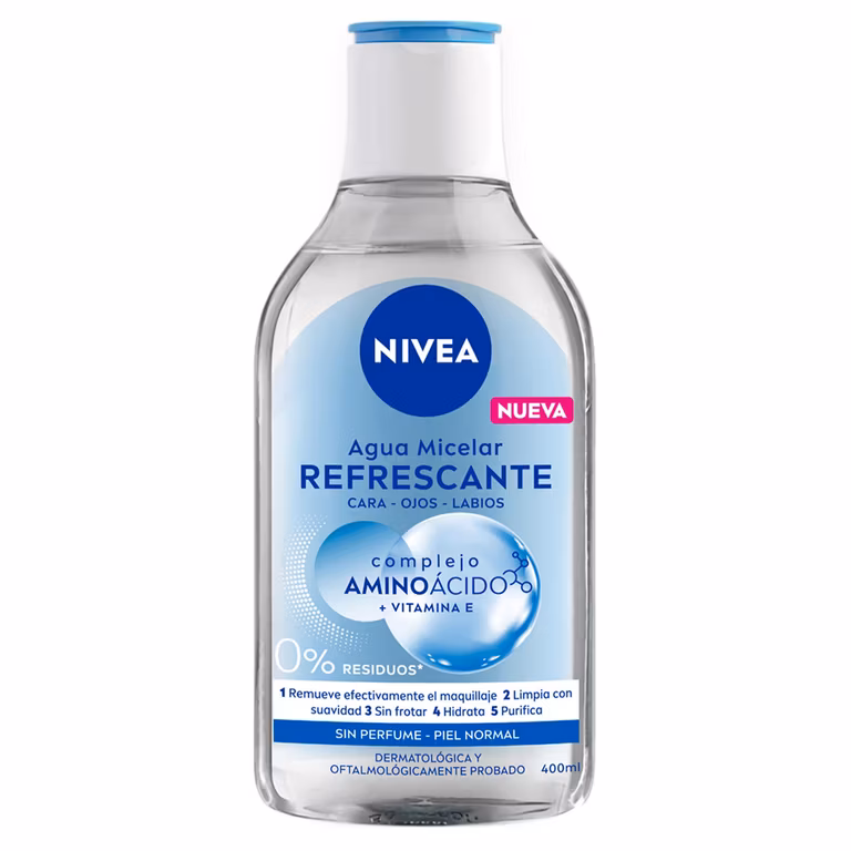 Amazon: Nivea Agua Micelar Refrescante para piel normal 400 ML (con planea y ahorra)