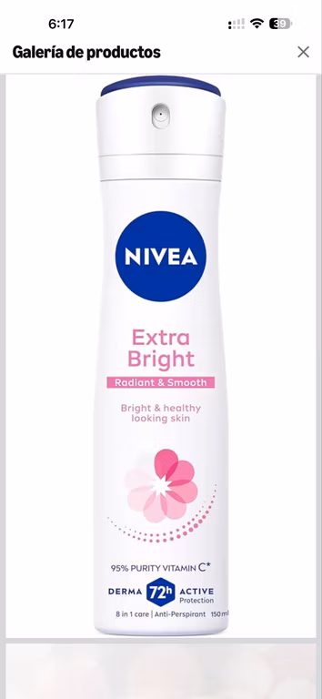 Amazon NIVEA Desodorante Aclarante para Mujer Tono Natural Classic Touch (150 ml), 48hrs Protección COMPRANDO 10 + PLANEA Y AHORRA