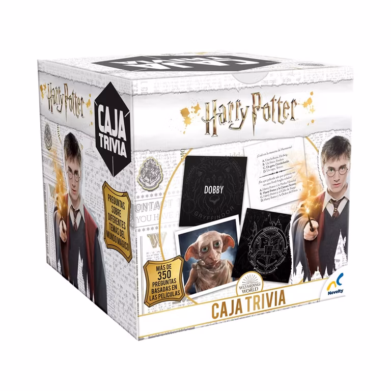 AMAZON: Novelty Corp - Caja Trivia, Edición Harry Potter,189 Tarjetas con 350 Preguntas