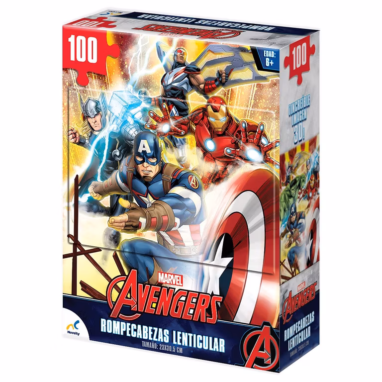 AMAZON: Novelty Corp Rompecabezas 3D de los Avengers