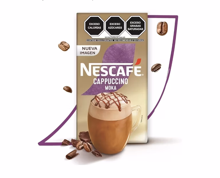 Amazon, Oferta para miembros Prime: Nescafé Cappuccino Sabor Moka Café Instantáneo en Polvo Caja con 6 Sobres de 22g c/u