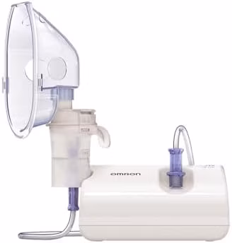 Amazon: OMRON Nebulizador de compresor para niños y adultos NE-C801LA con sonido discreto