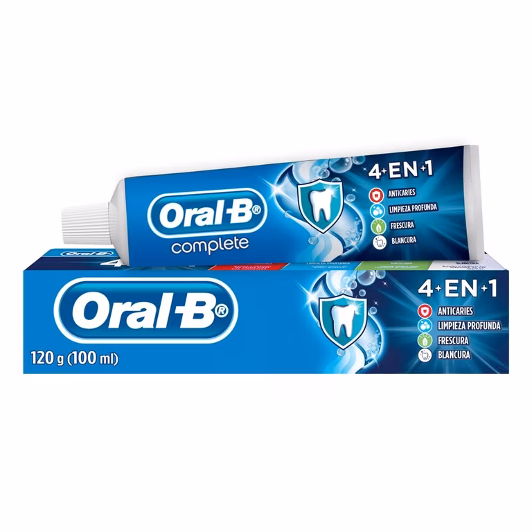 Amazon: Oral-B Pasta Dental 4en1 Anticaries Con Flúor, 1 Unidad De 100 ml