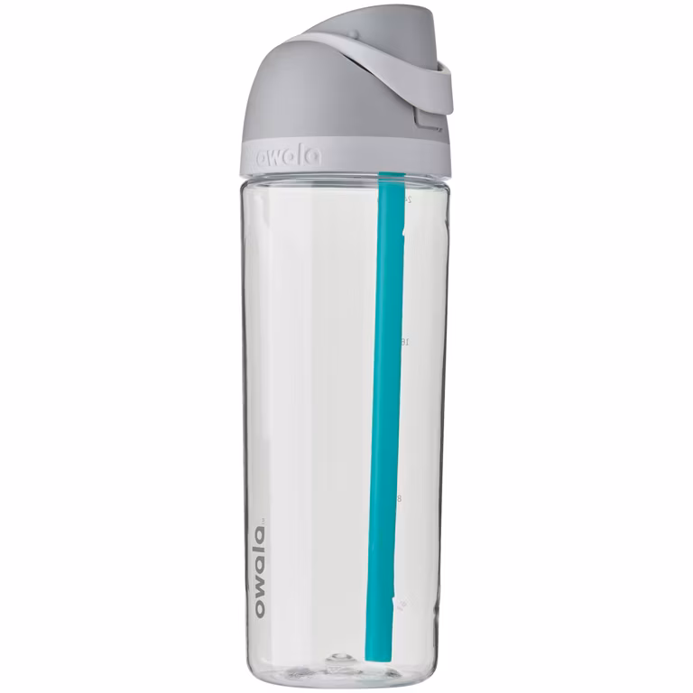 Amazon: Owala FreeSip Clear Tritan Plastic Water Bottle with Straw, BPA-Free Sports Water Bottle, 25 Oz. - Oferta Amazon Pime