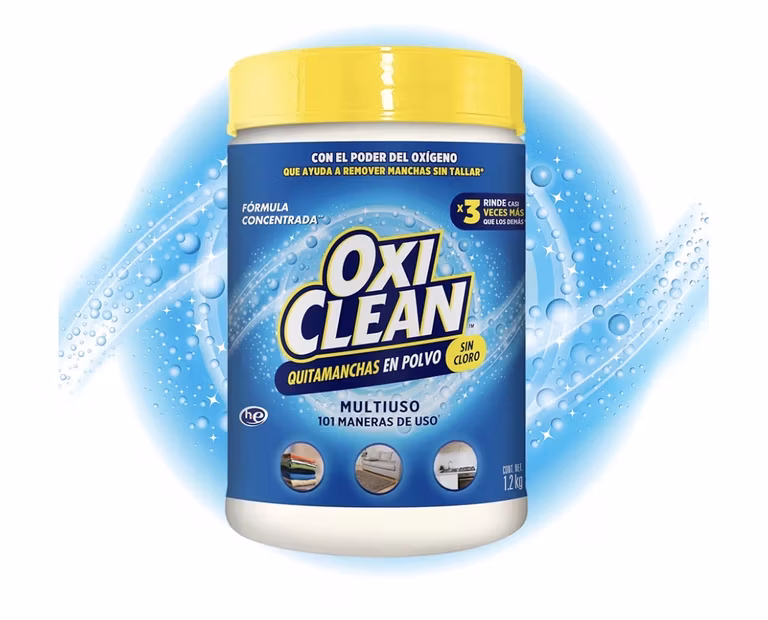 Amazon: Oxiclean Versátil Quitamanchas en Polvo, Remueve Manchas De Tu Ropa, Alfombras Y Muebles Y Superficies, 1.2 Kg