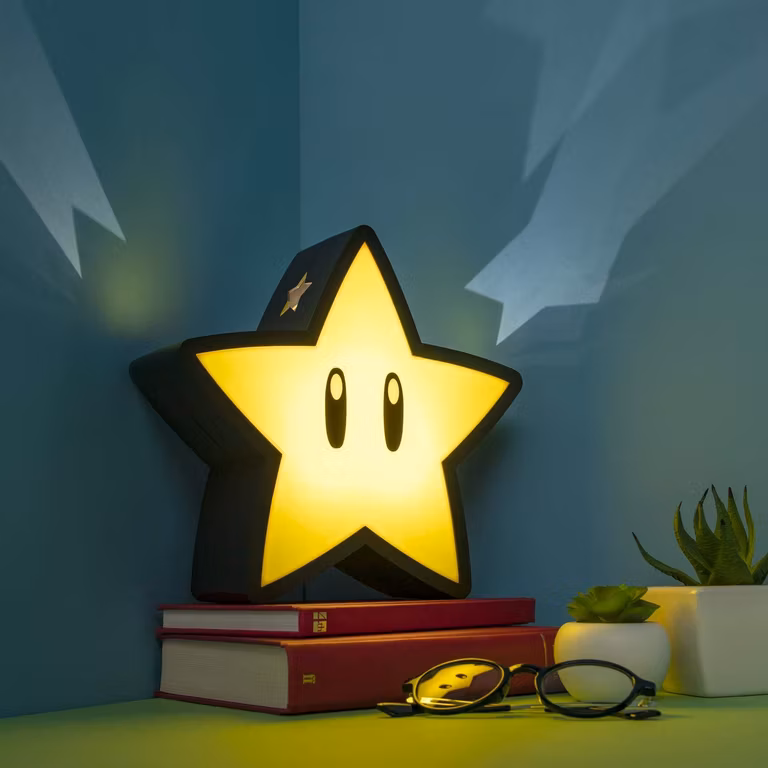 Amazon: Paladone Super Star - Lámpara decorativa Super Mario