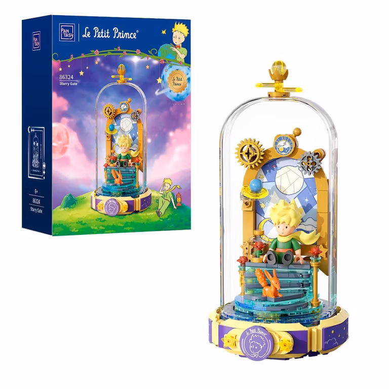 Amazon: PANTASY Le Petit Prince Set de Bloques Construcción Puerta Estrellada Modelo Creativo DIY con Minifigura y Cubierta de Transparente
