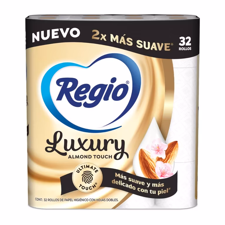 Amazon: Papel Higiénico Luxury Almond Touch 32 Rollos | con Planea y Ahorra | comprando 5Pz