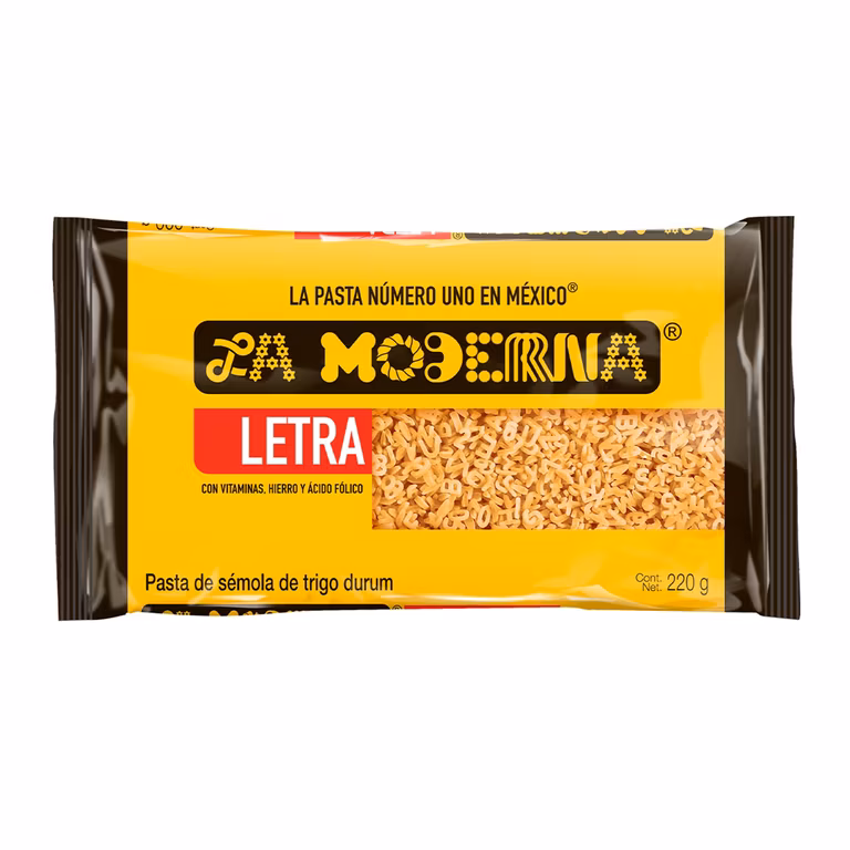 Amazon: 12 x Pastas para Sopa La Moderna (Varias formas) a $5.32 c/u combinando 3x2 + Planea y Ahorra + Suma y Ahorra