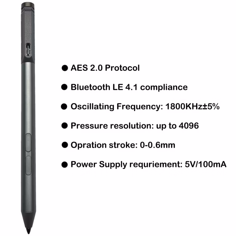 Amazon: Pen Pro para Lenovo Gen 3 (20KJ, 20KK), Pro X1 Extreme, P52, X1 Tablet Gen 3 (20KJ, 20KK), AES 2.0 Protocol (negro)