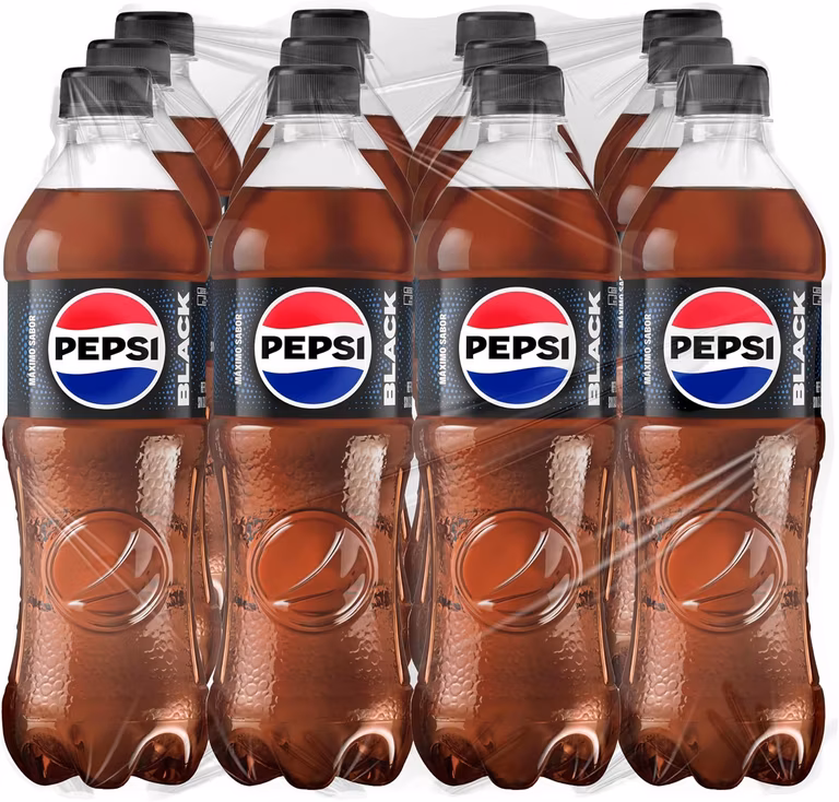 Amazon: Pepsi Black 12 pack 600 ml (planea y ahorra)
