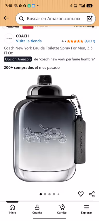 Amazon: Perfume Coach New York