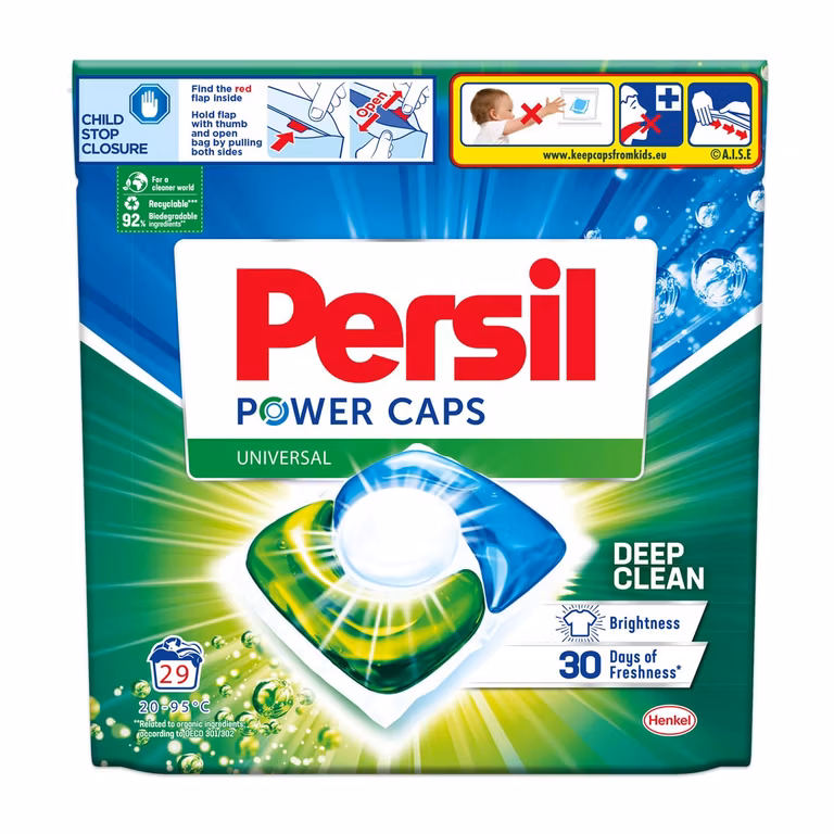Amazon: Persil Detergente Líquido en Cápsulas Acción Profunda, 29 Cargas
