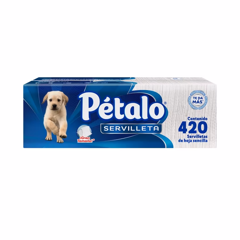 Amazon: Pétalo Servilletas 420 pz ($36 comprando 10 paquetes)