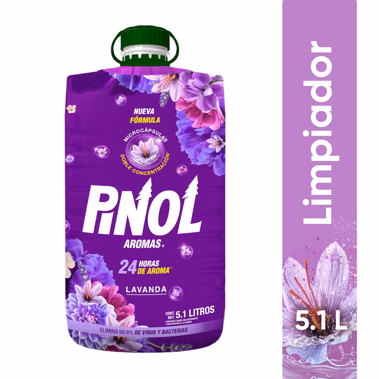 Amazon: Pinol Aromas Limpiador Multiusos Aroma Lavanda 5.1 L