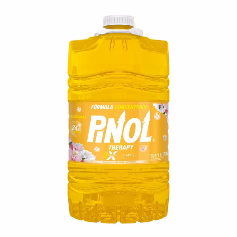 Amazon: Pinol Aromas Limpiador Multiusos Therapy Happy 5.1L