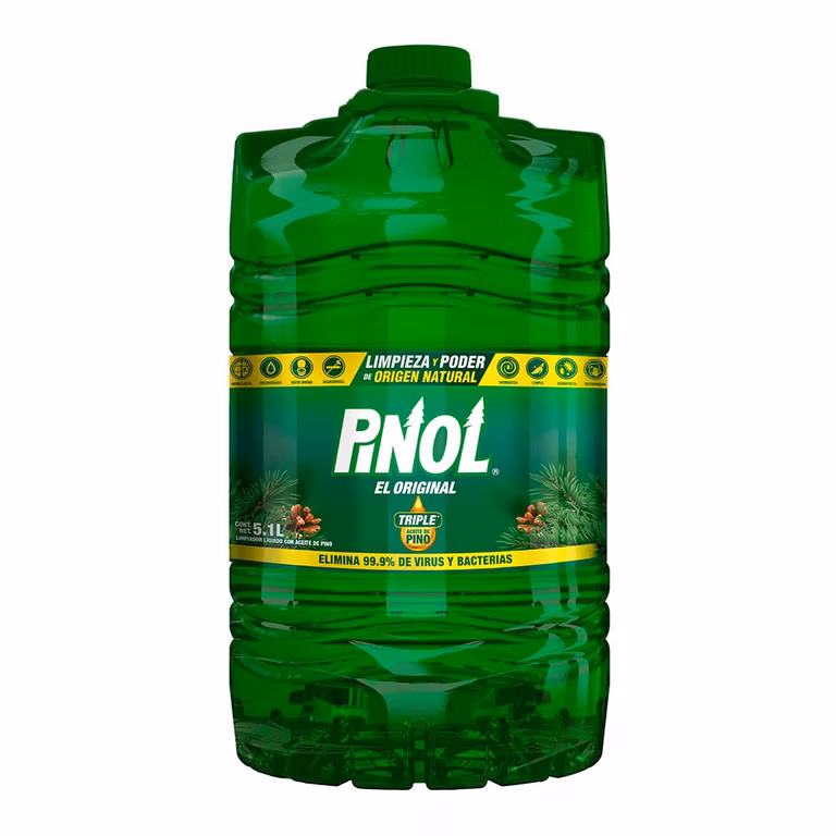 Amazon: Pinol El Original Aceite de Pino 5.1 lt ($61 c/u comprando 3)