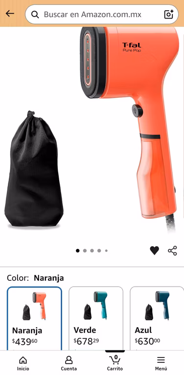 Amazon: Plancha de vapor T-Fal