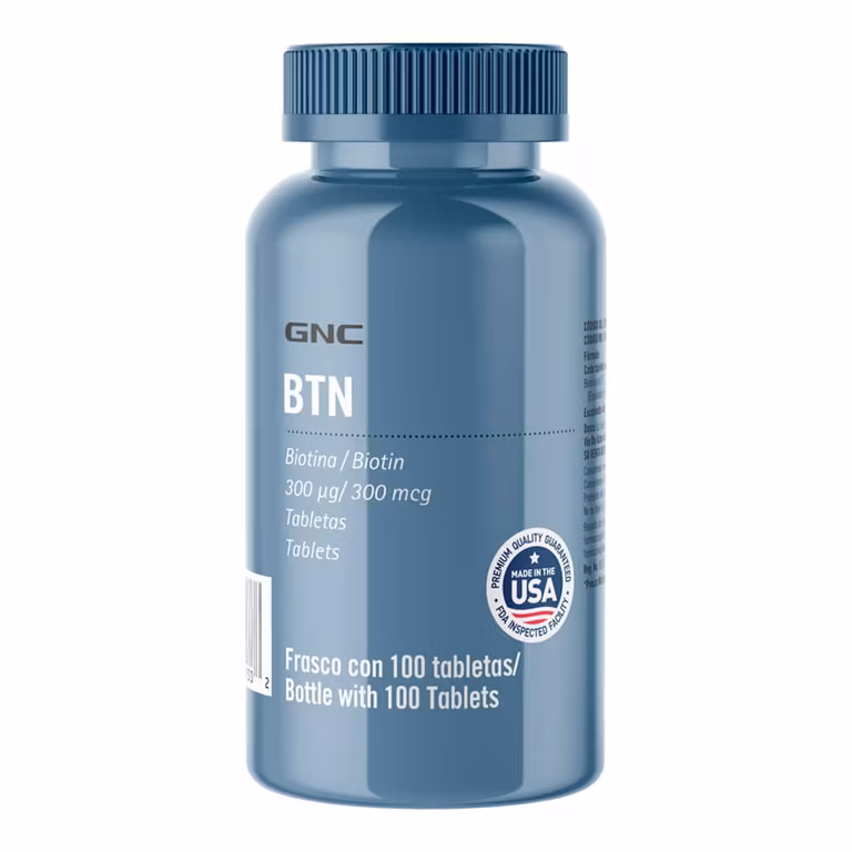 Amazon: Planea y ahorra. GNC Biotina 300 mcg Suplemento Alimenticio en Tabletas | 100 Tabletas | Vitamina del Complejo B