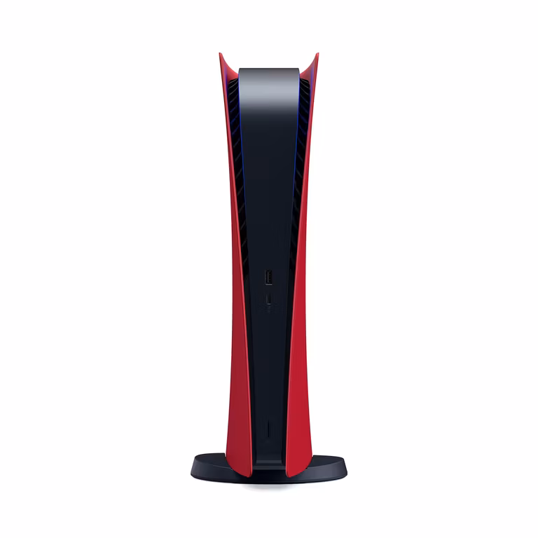 Amazon: PlayStation 5 Cubierta para Consola Digital – Volcanic Red - Volcanic Red Edition
