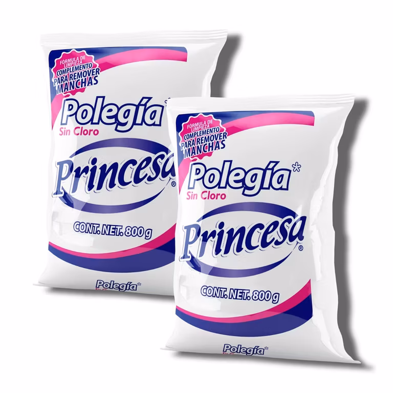AMAZON: POLEGÍA PRINCESA QUITAMANCHAS 800g, Paquete de 2 unidades