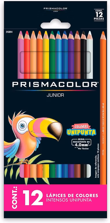 Amazon: Prismacolor Junior Lápices de Colores, 12 piezas