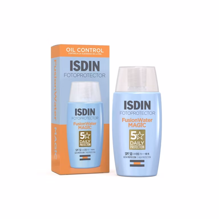 Amazon: Protector Solar Facial ISDIN Fusion Water FPS 50 con Planea y Ahorra