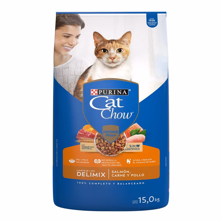 Amazon: Purina Cat Chow Adulto Delimix 15Kg | Planea y ahorra