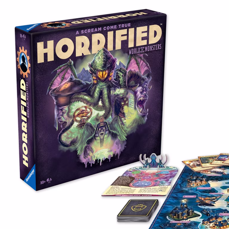 Amazon: Ravensburger Horrified: World of Monsters - Juego de Mesa